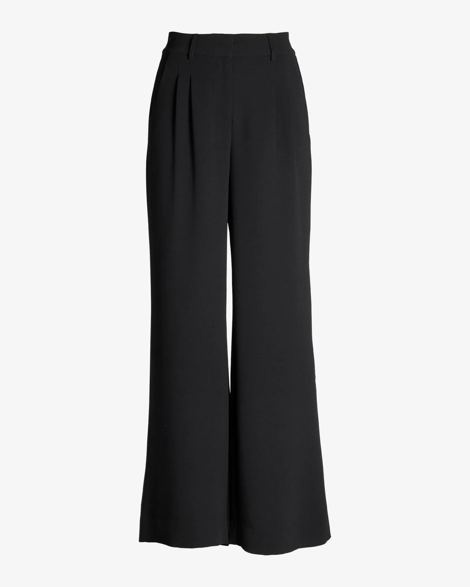 Malibu Wide Leg Effortless Drape Trouser Pant Black sold by Boston Proper product image thumbnail 2