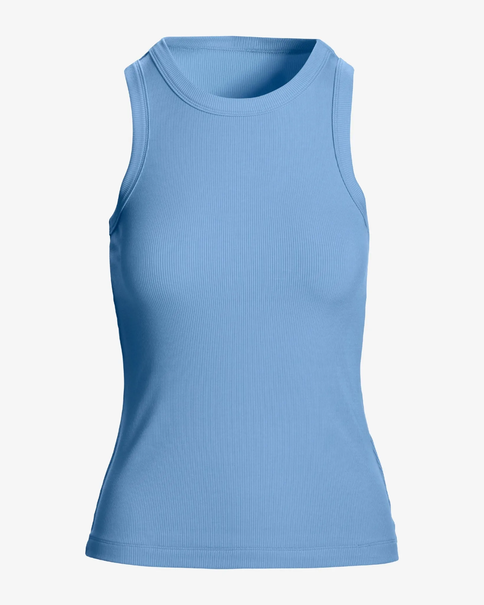So Essential Ribbed High Neck Top Clear Blue Sky sold by Boston Proper product image thumbnail 2