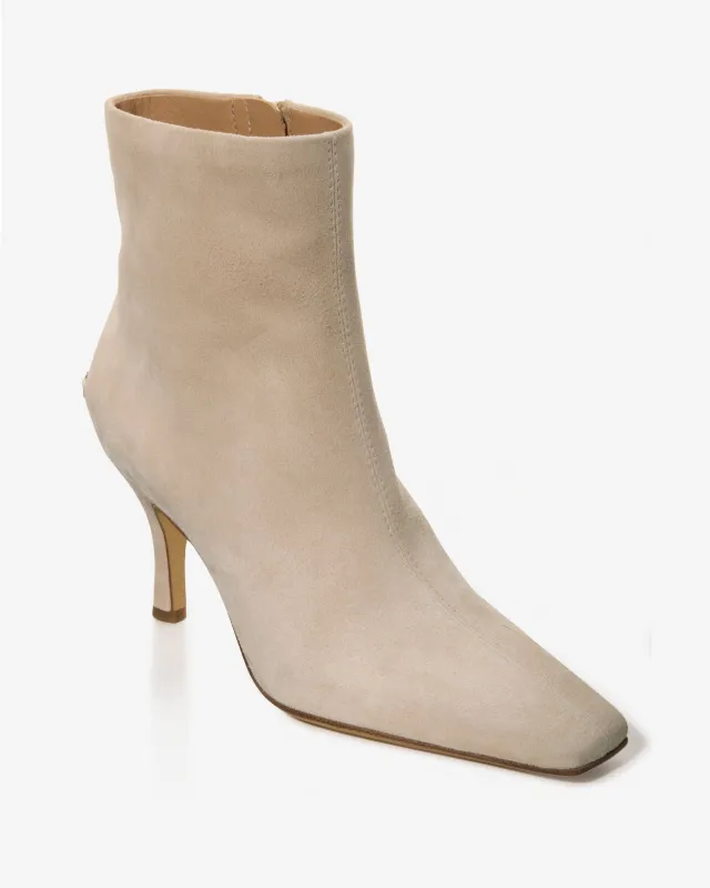 Kitten Heel Bootie Oat sold by Boston Proper