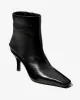 Kitten Heel Bootie Black sold by Boston Proper