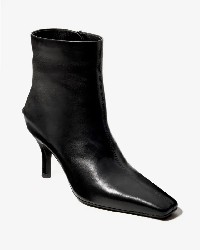 Kitten Heel Bootie Black sold by Boston Proper