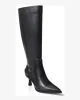 Sleek Knee-High Kitten Heel Boot Black sold by Boston Proper