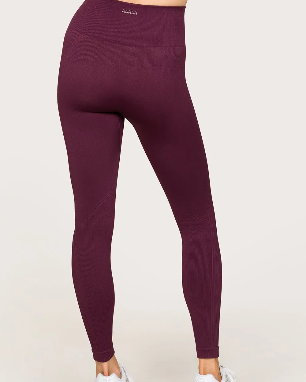 Barre Seamless Leggings Wine sold by Boston Proper product image thumbnail 3