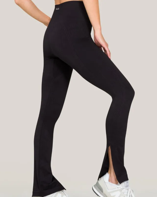 Barre Flare Pant Black sold by Boston Proper
