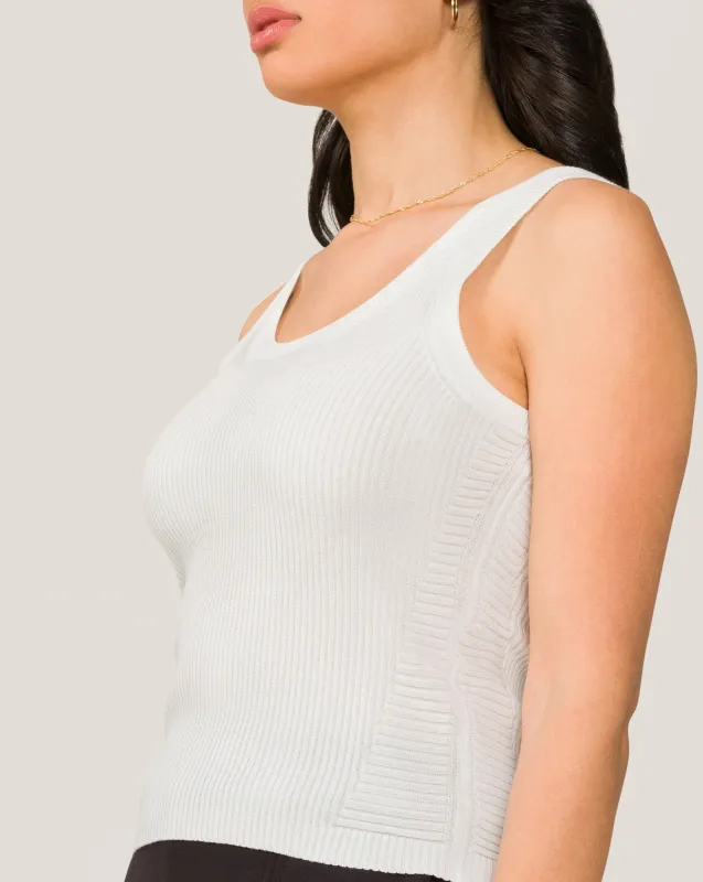 Vida Knit Tank Bone sold by Boston Proper