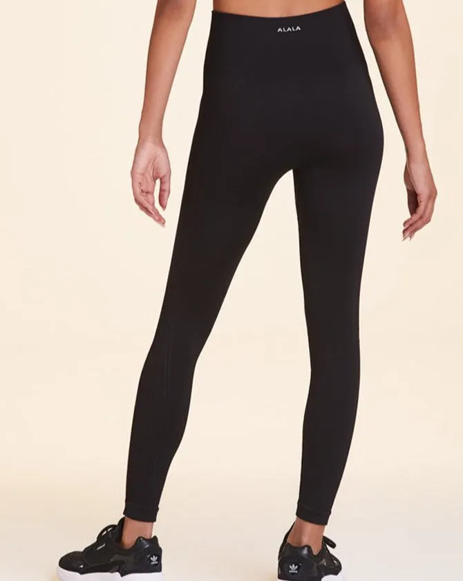 Barre Seamless Leggings Black sold by Boston Proper product image thumbnail 4