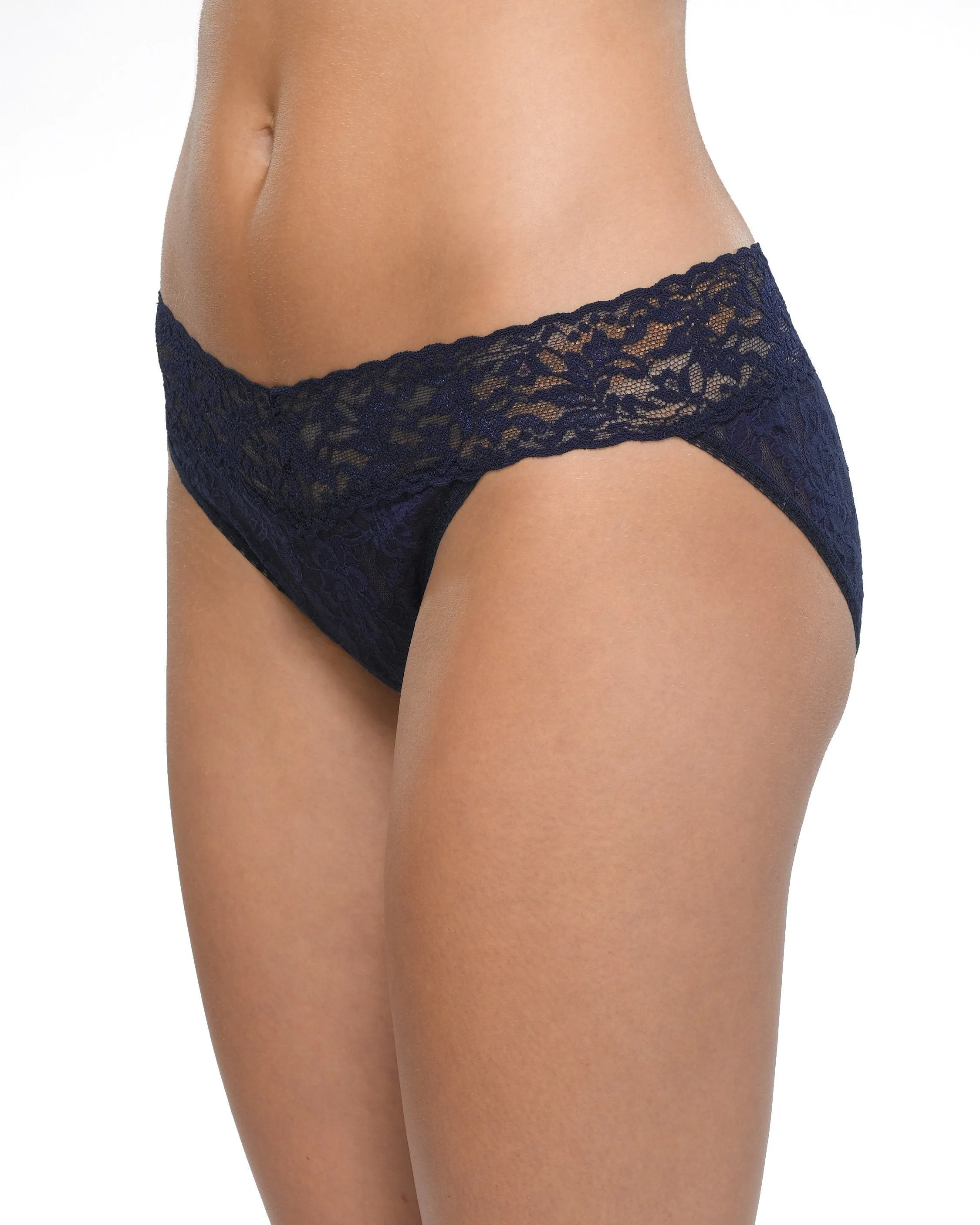 Signature Lace V-Kini Navy sold by Boston Proper
