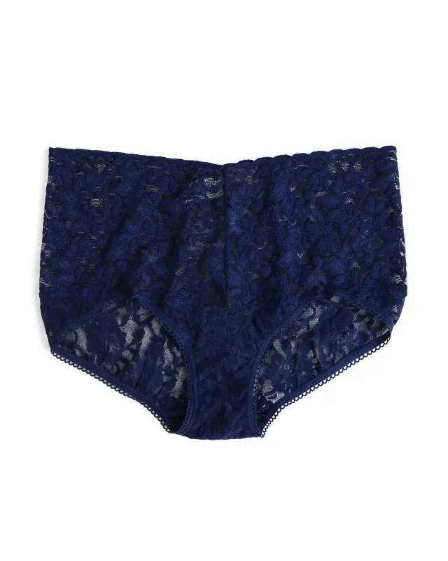 Retro Lace V-Kini Navy sold by Boston Proper