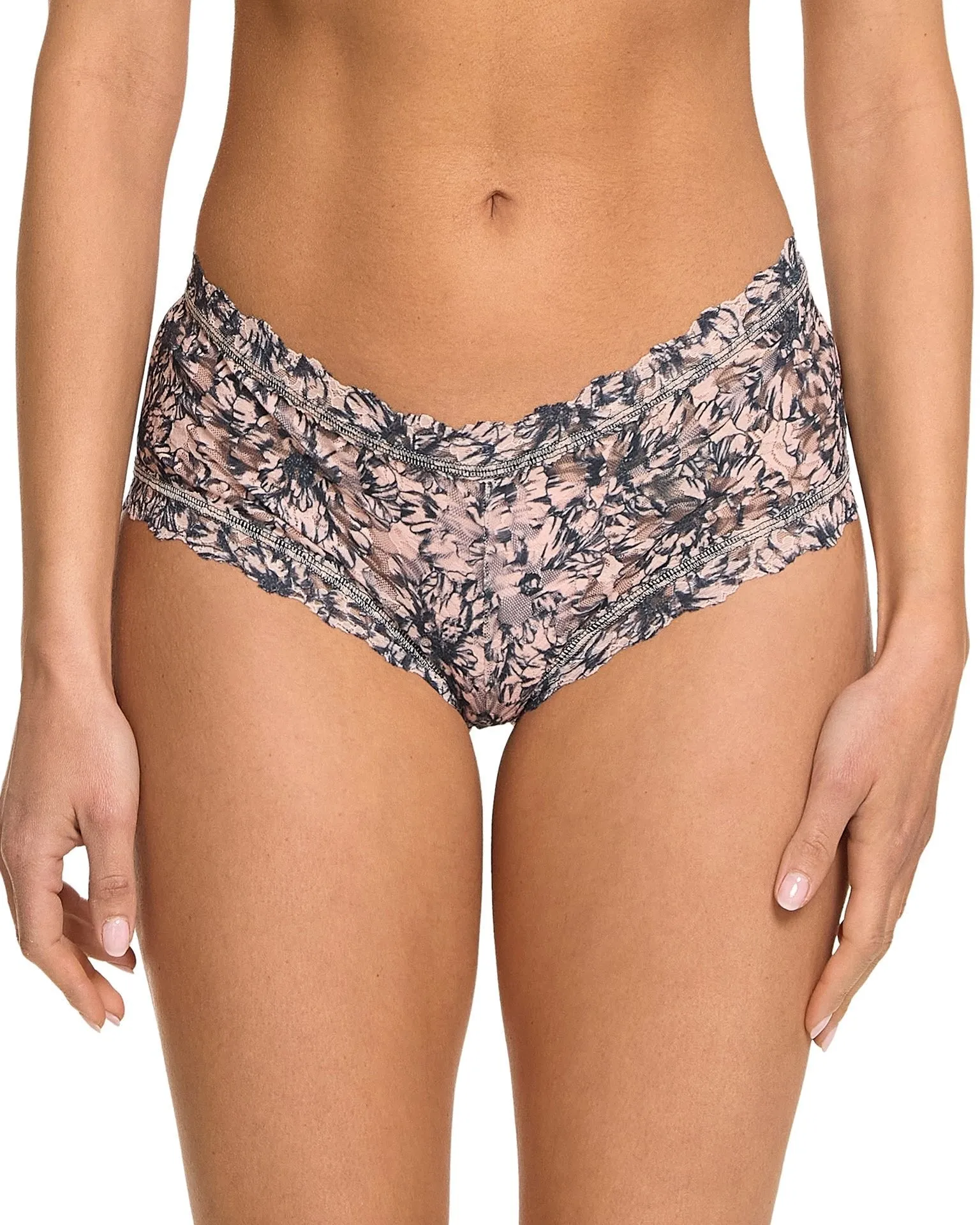 Printed Signature Lace Boyshort Outline sold by Boston Proper