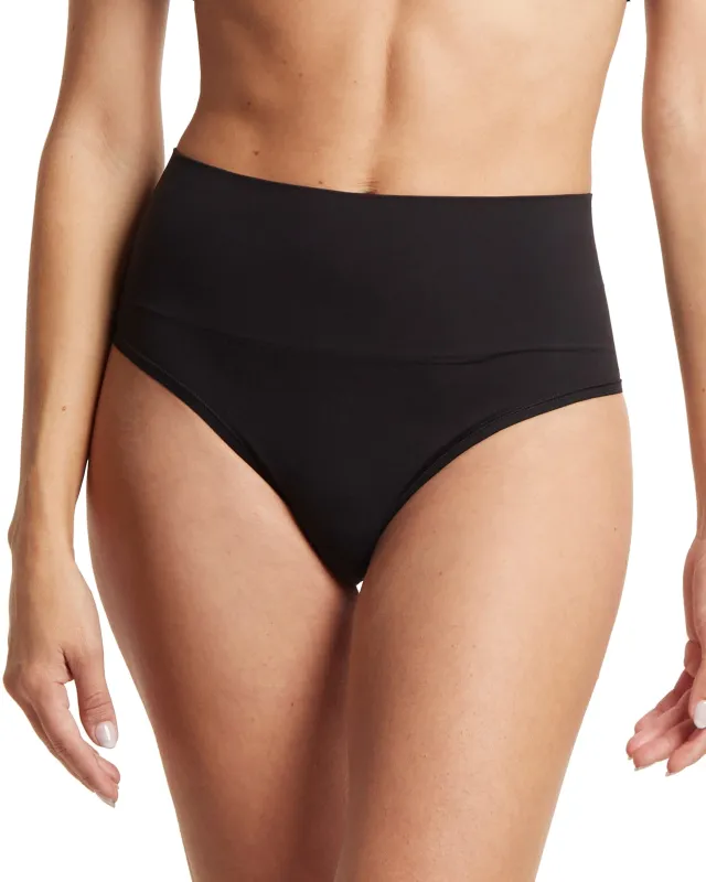 Body™ Midrise Thong Black sold by Boston Proper