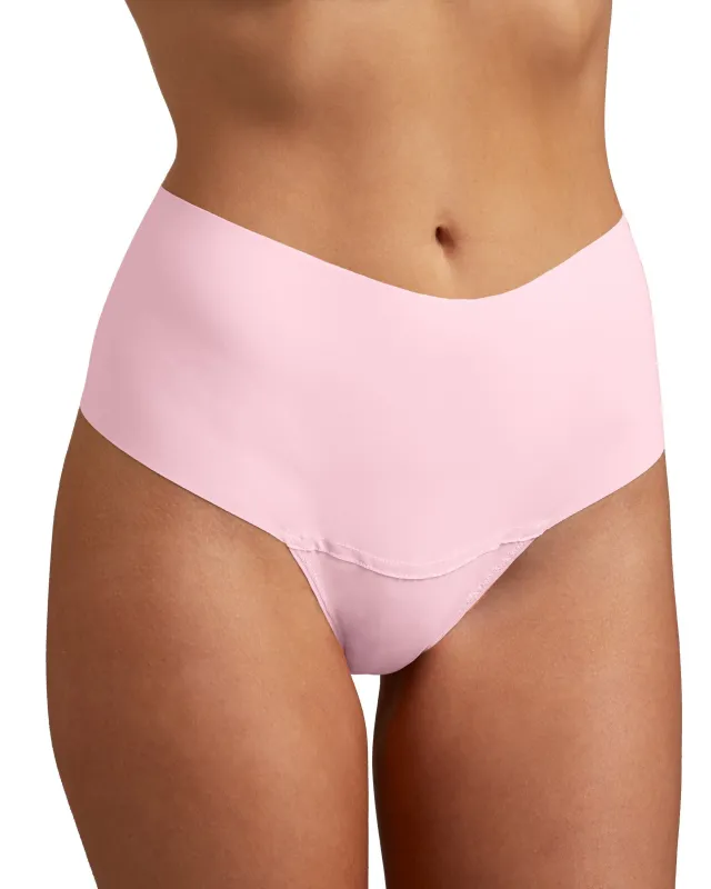 BreatheSoft® High Rise Thong Bliss Pink sold by Boston Proper