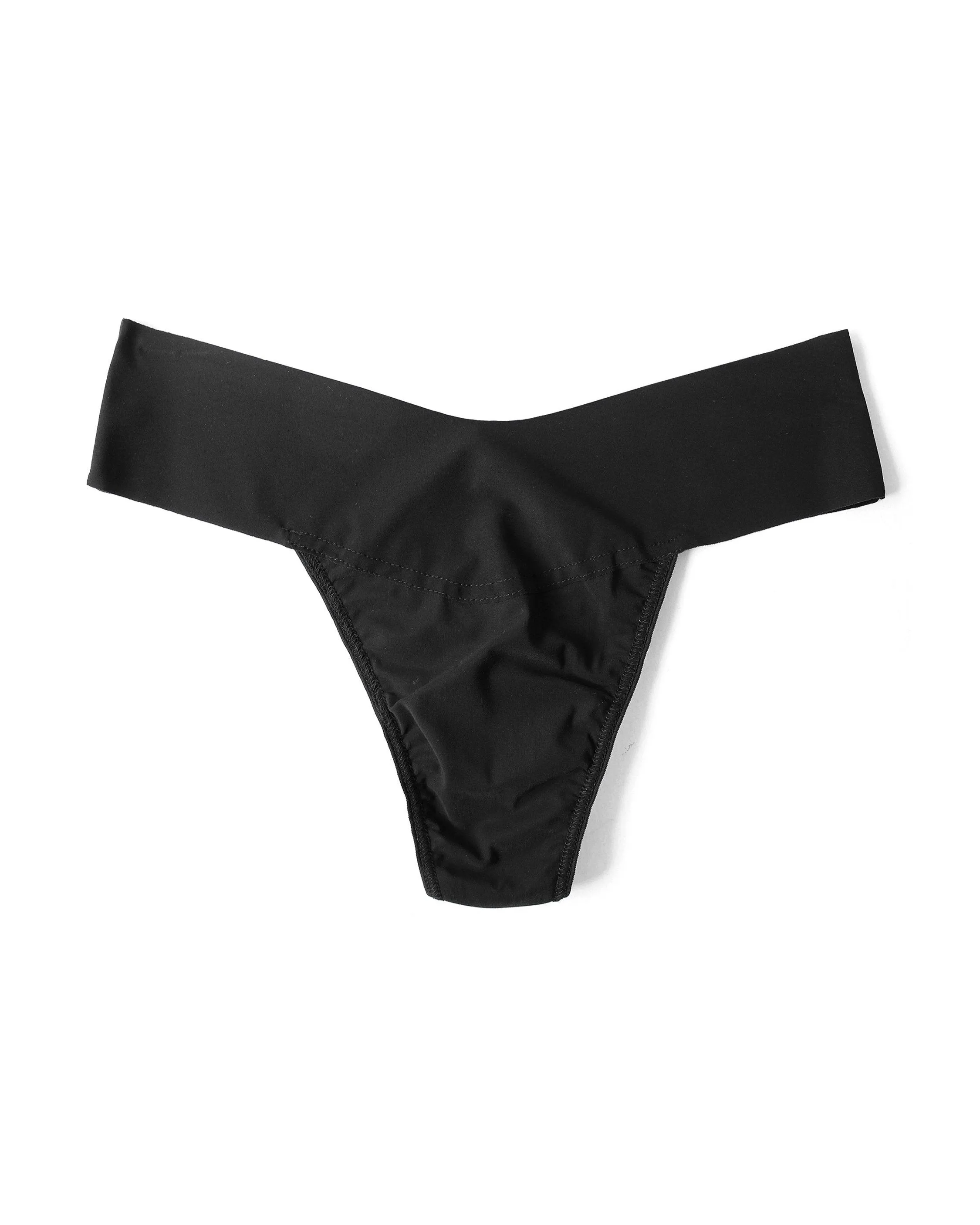 BreatheSoft® Natural Rise Thong Black sold by Boston Proper product image thumbnail 3