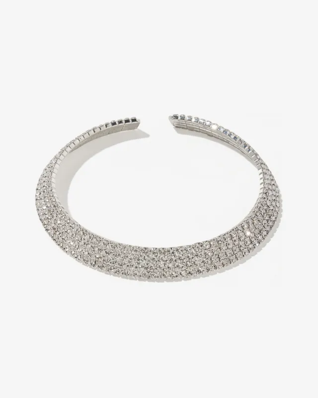 Rhinestone Occasion Choker Silver sold by Boston Proper