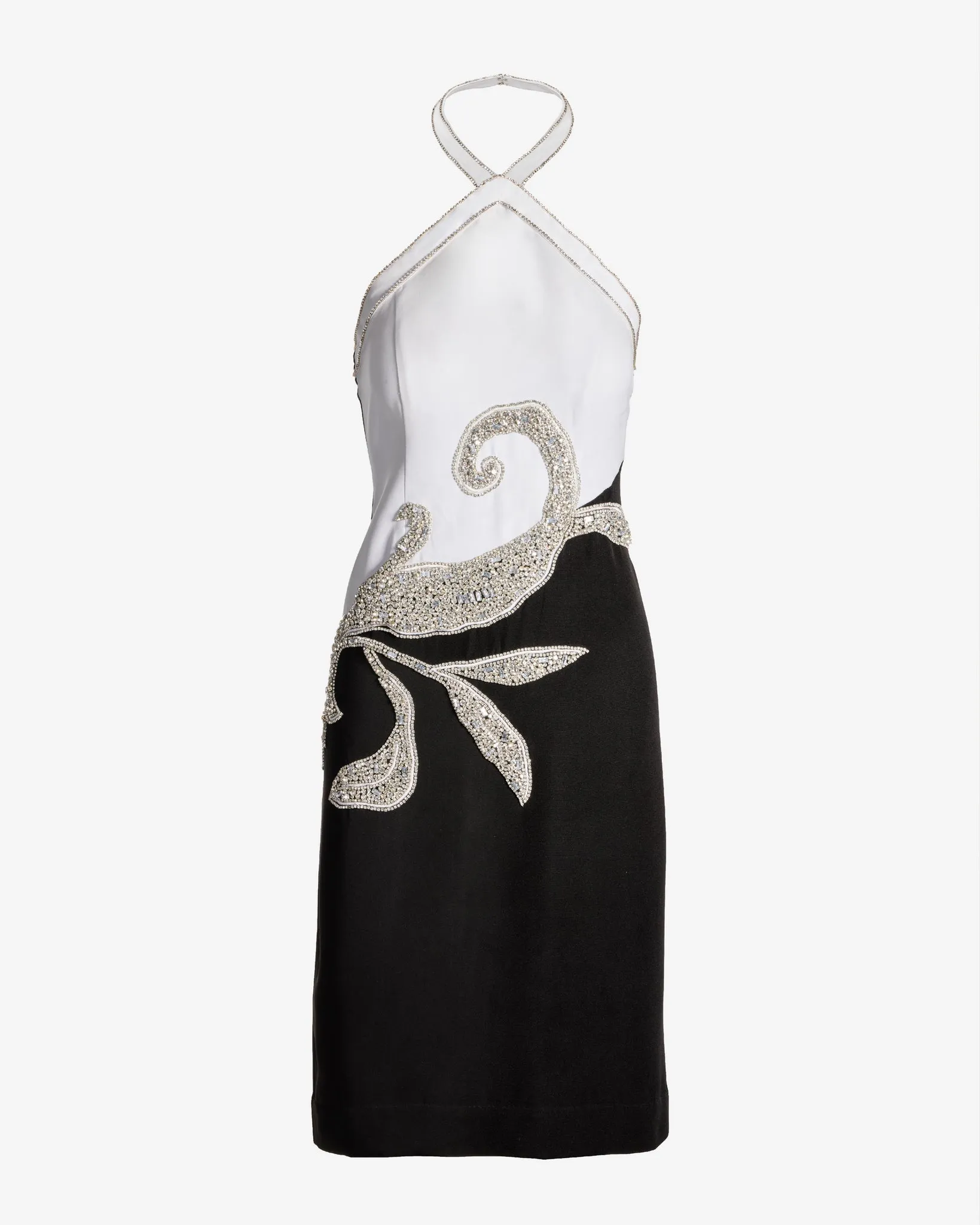 Placed Embellishment Sheath Dress Black/White sold by Boston Proper product image thumbnail 2