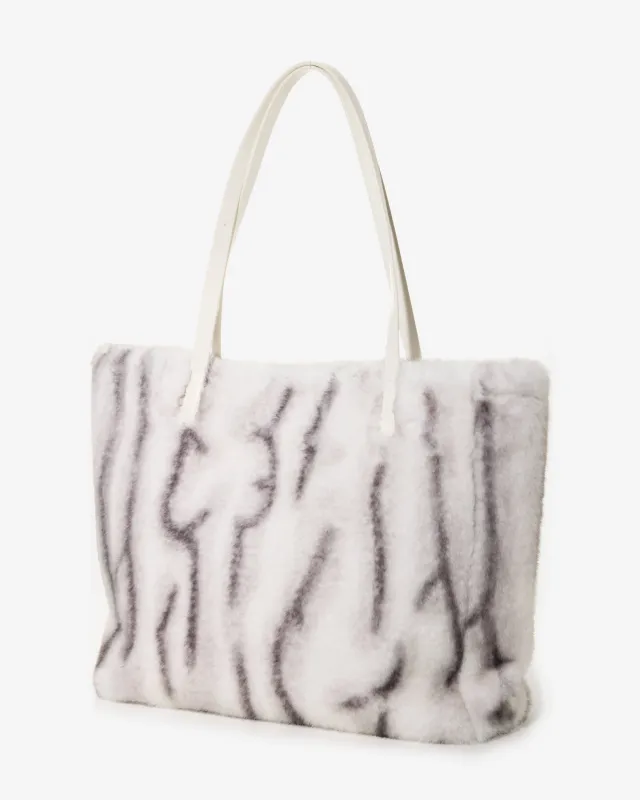 Winter Print Tote Bag Multi sold by Boston Proper