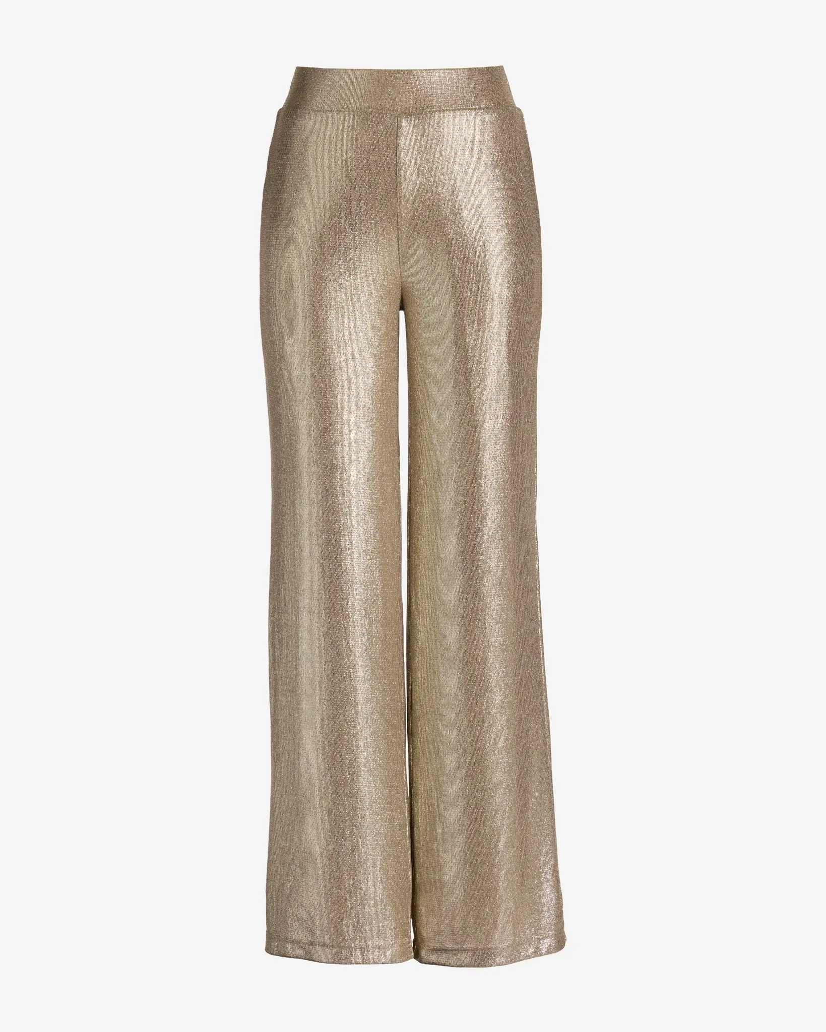 Wide Leg Shimmer Pant Light Gold sold by Boston Proper product image thumbnail 2