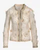3D Floral Embellished Jacket Sandshell sold by Boston Proper