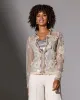 3D Floral Embellished Jacket Sandshell sold by Boston Proper