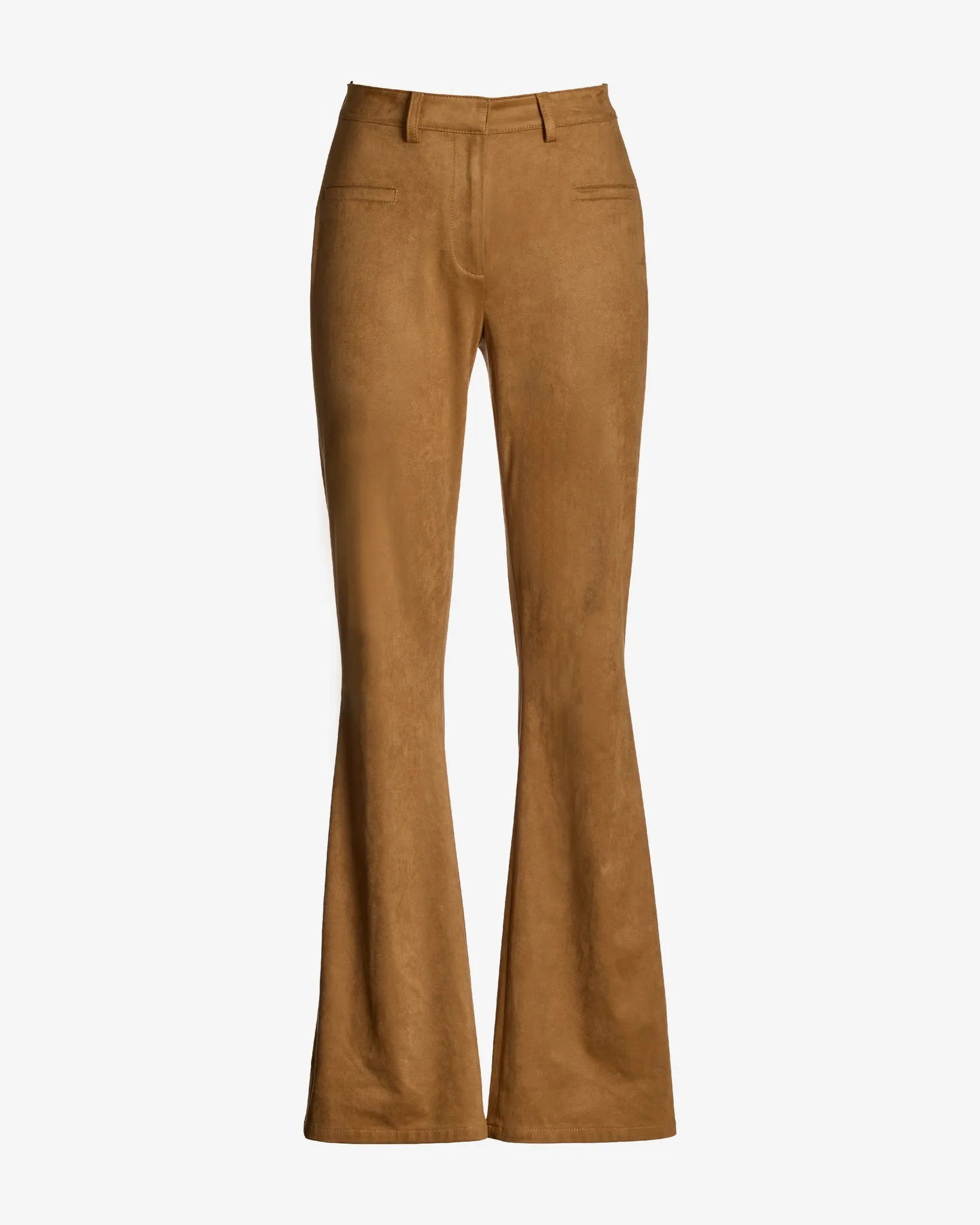 Faux Suede Bootcut Pant Camel sold by Boston Proper product image thumbnail 2