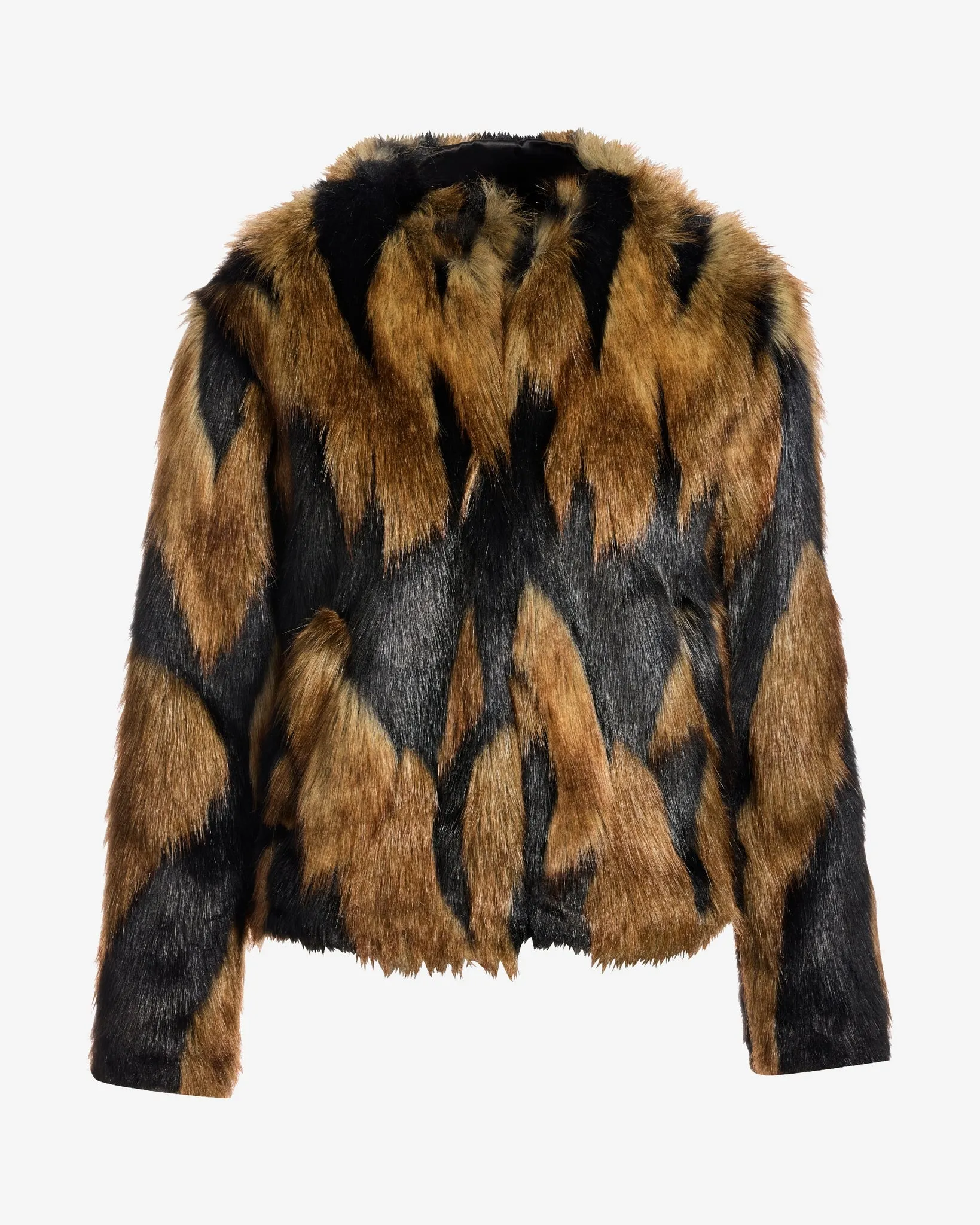 Neutral Multicolor Faux Fur Chubby Neutral Multi sold by Boston Proper product image thumbnail 2
