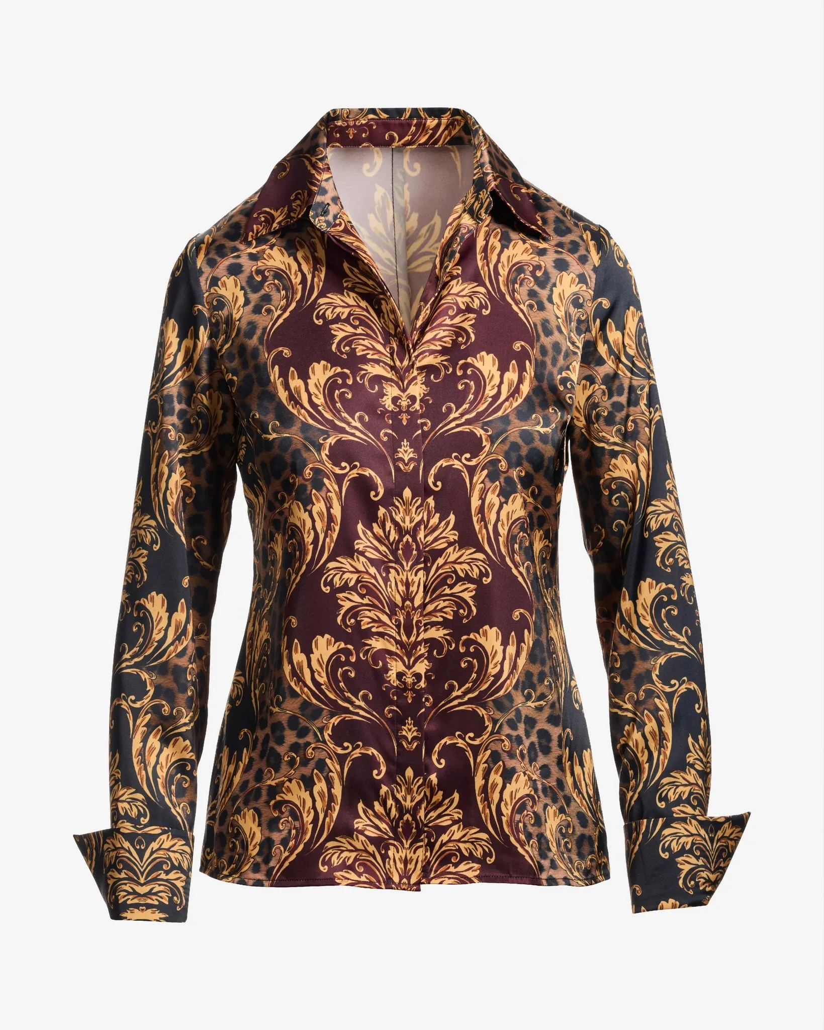 Print Sophia Charmeuse Blouse Alexia Animal sold by Boston Proper product image thumbnail 2