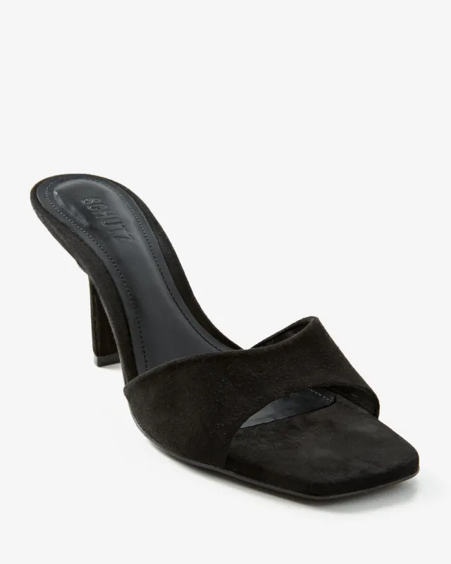 Suede Heel Black sold by Boston Proper