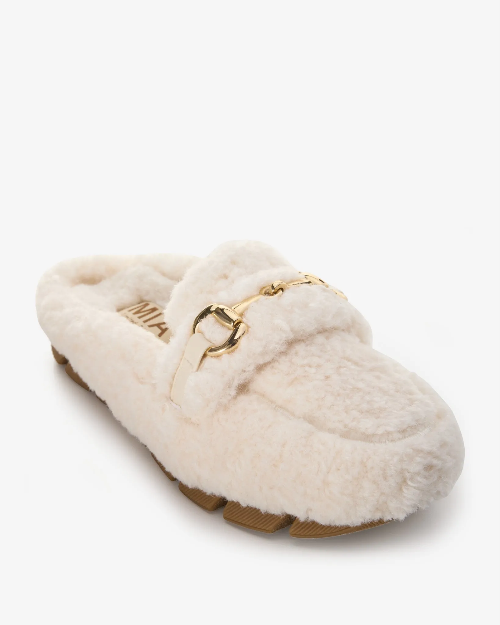 Shearling Mule Off White sold by Boston Proper