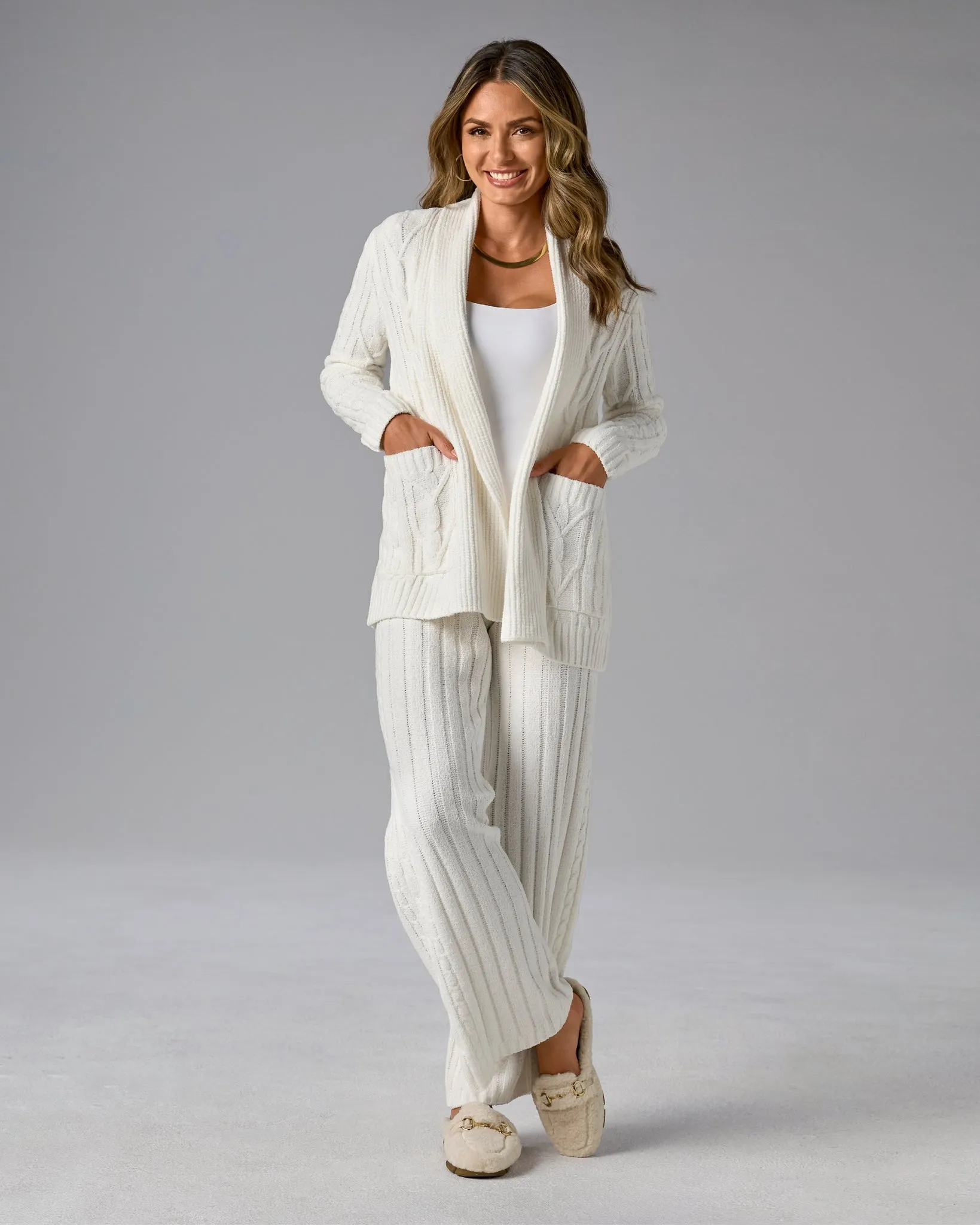 Shearling Mule Off White sold by Boston Proper product image thumbnail 2