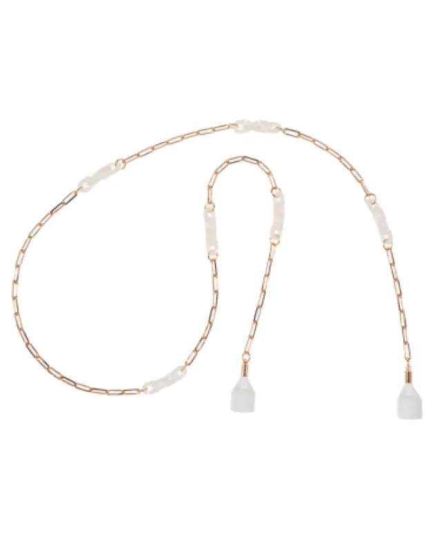 Crème Brûlée Gold AirPod Chain sold by Boston Proper