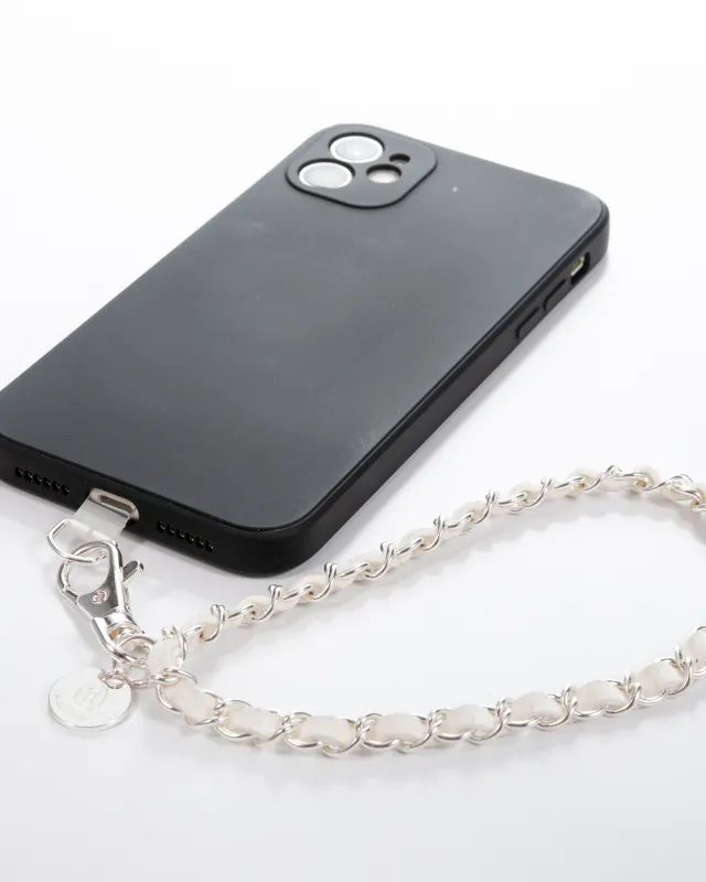 Summer White Silver Phone Wristlet sold by Boston Proper