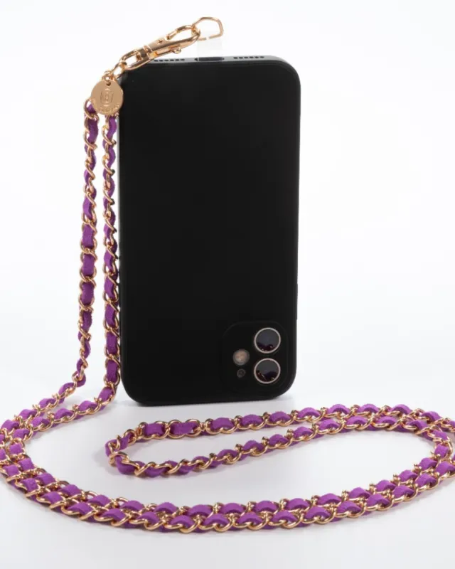 Deep Purple Crossbody Phone Chain sold by Boston Proper