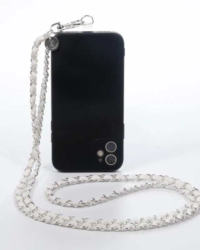Summer White Silver Crossbody Phone Chain sold by Boston Proper