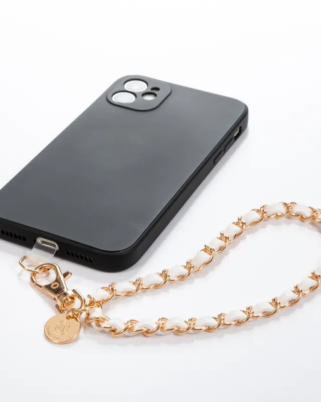 Summer White Gold Phone Wristlet sold by Boston Proper