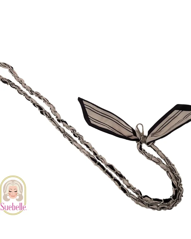 Black Tie Palms Crossbody Phone Chain sold by Boston Proper