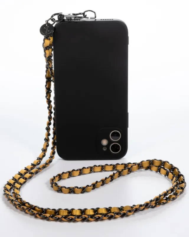 Khaki Gold Crossbody Phone Chain sold by Boston Proper