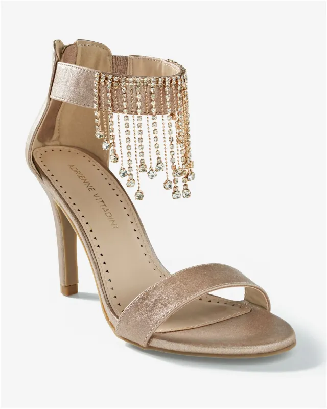 Chandelier Heel Champagne sold by Boston Proper