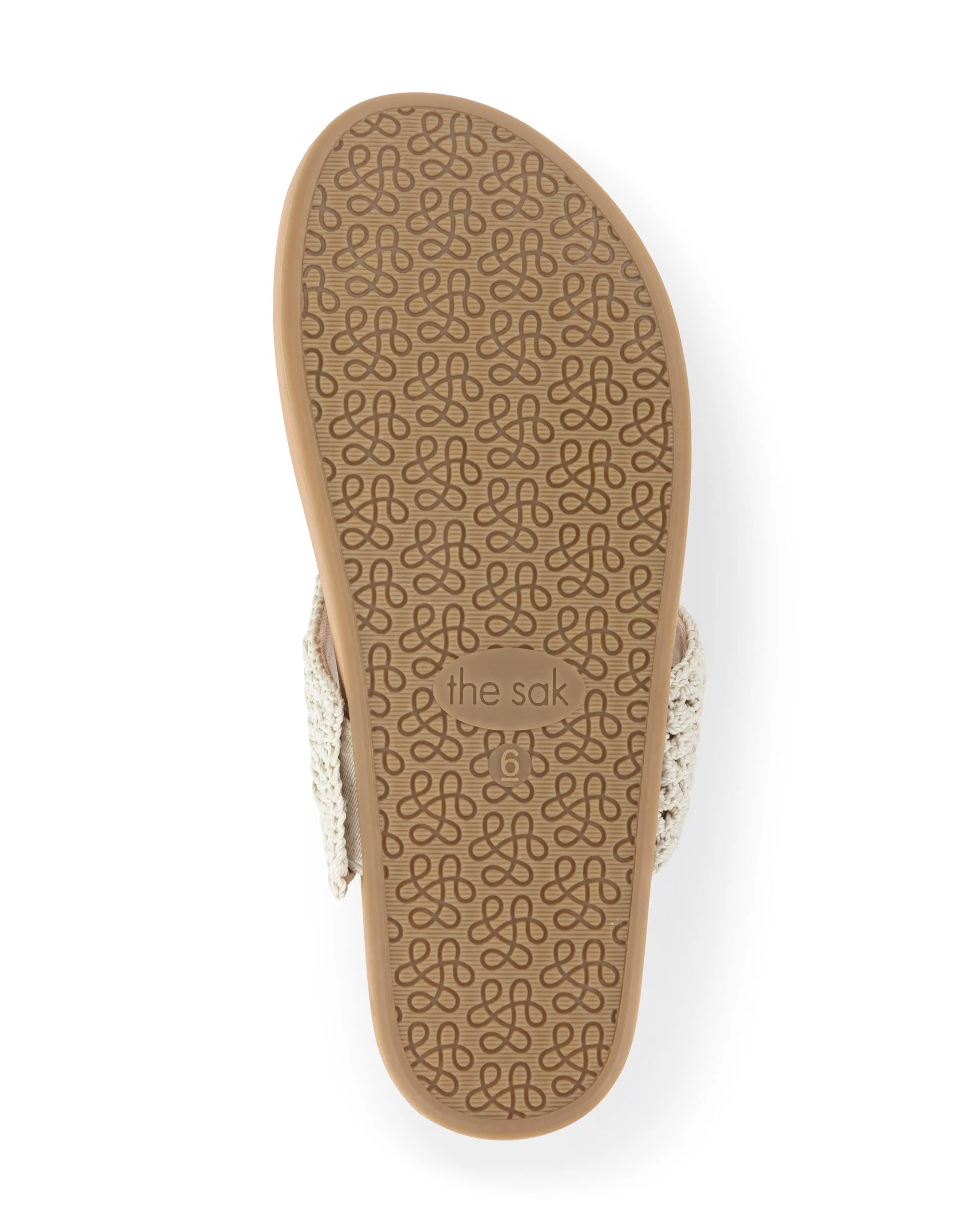 Everly Sandal - Hand Crochet - Natural Medallion sold by Boston Proper product image thumbnail 5