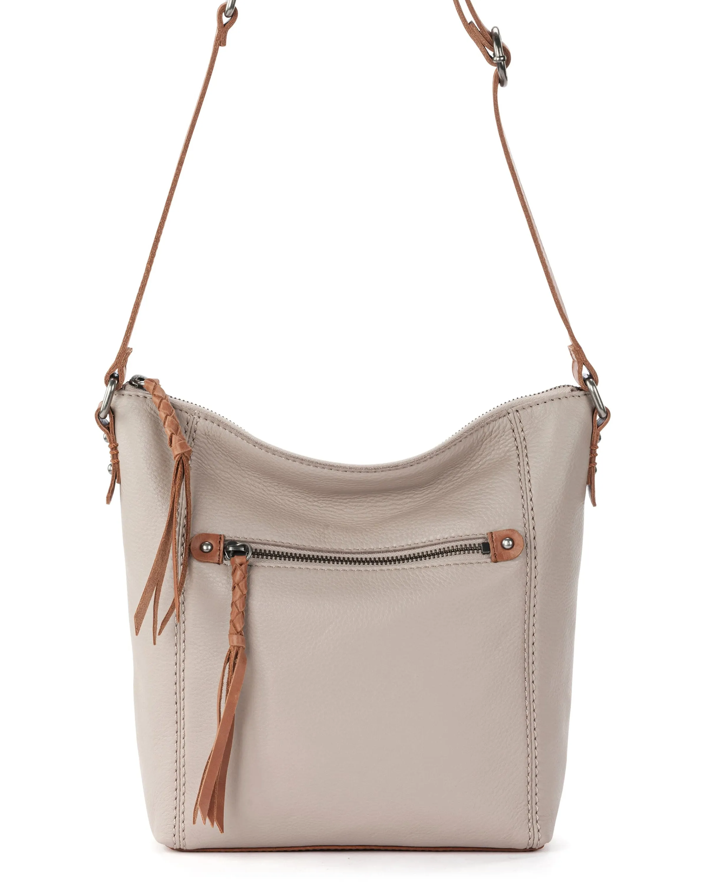 Ashland Crossbody - Leather - Sand sold by Boston Proper product image thumbnail 2