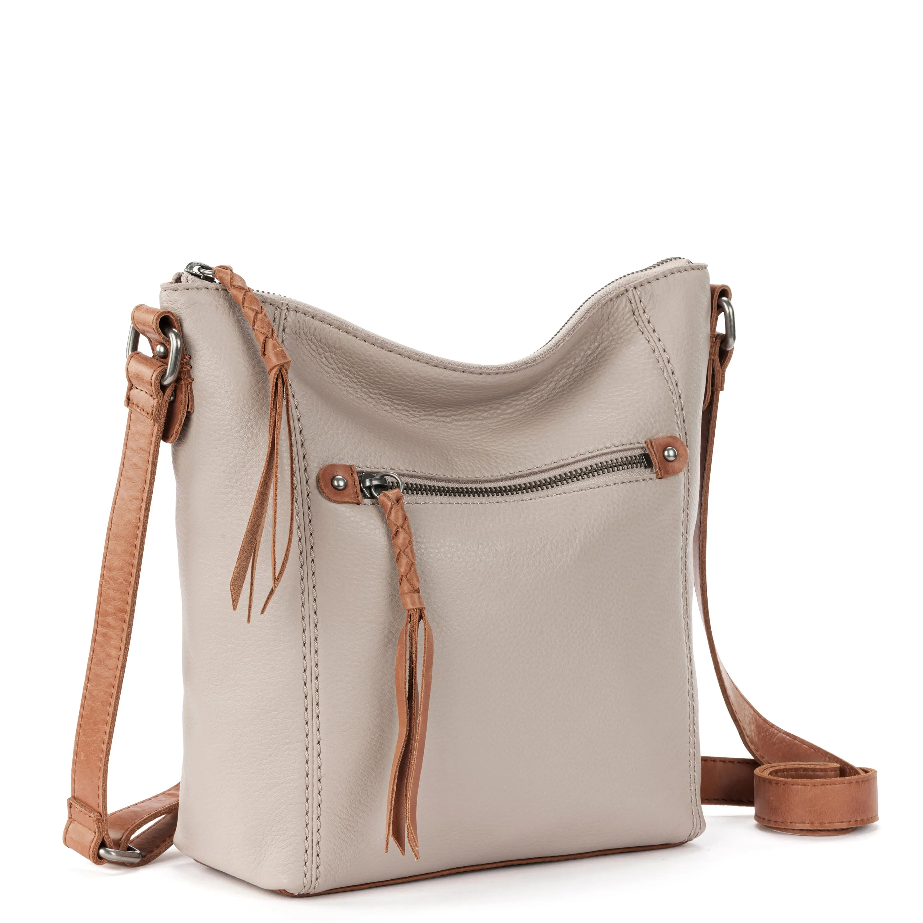 Ashland Crossbody - Leather - Sand sold by Boston Proper product image thumbnail 3