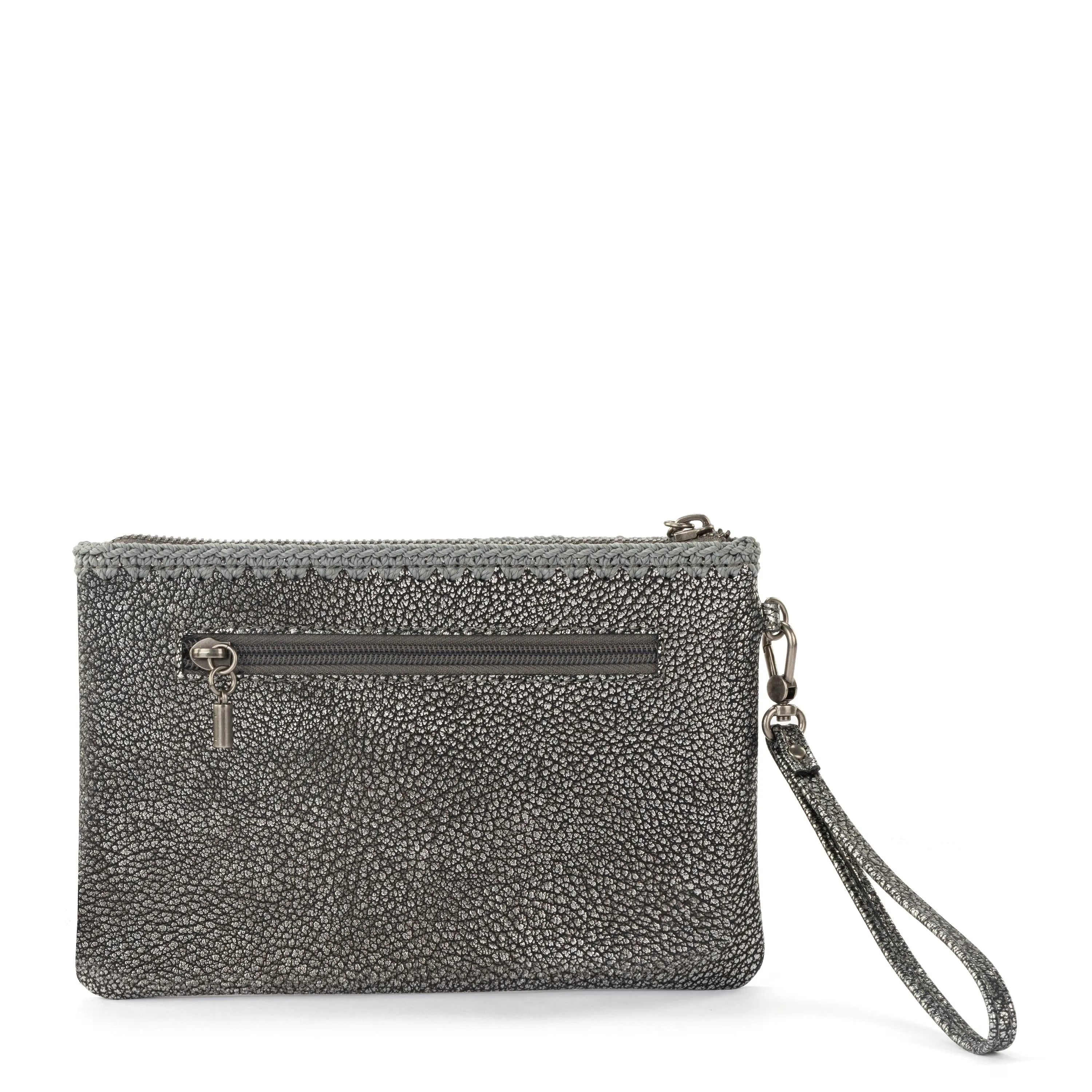 Vita Wristlet - Leather - Dark Silver sold by Boston Proper product image thumbnail 4