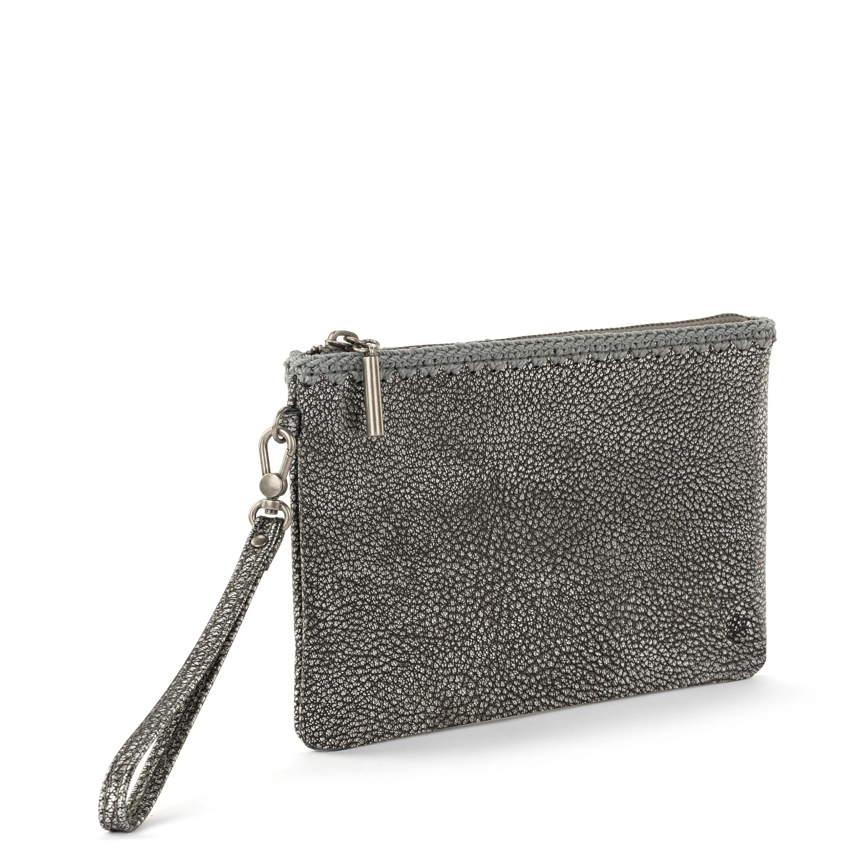 Vita Wristlet - Leather - Dark Silver sold by Boston Proper product image thumbnail 2