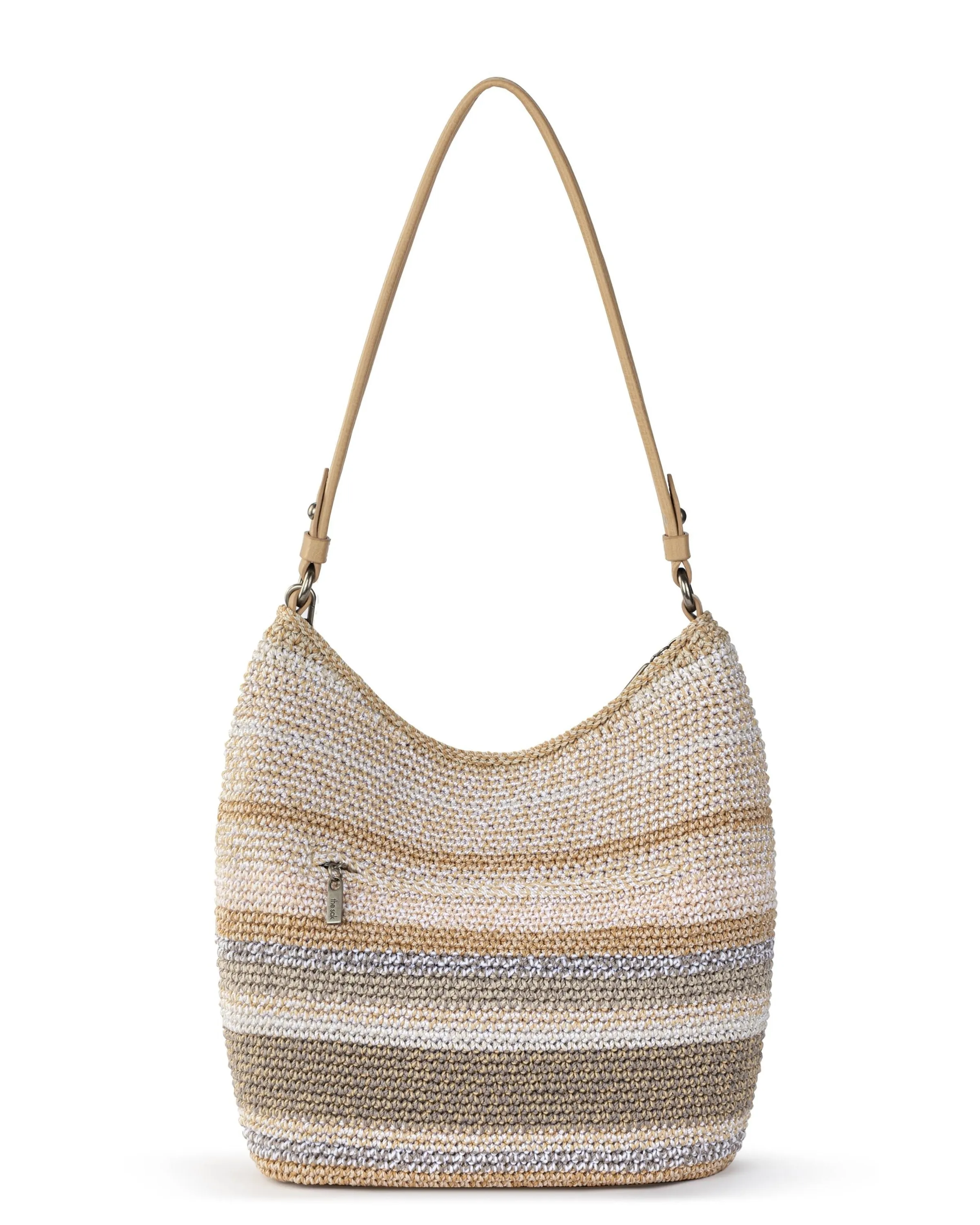 Sequoia Hobo - Hand Crochet - Sand Stripe sold by Boston Proper product image thumbnail 5