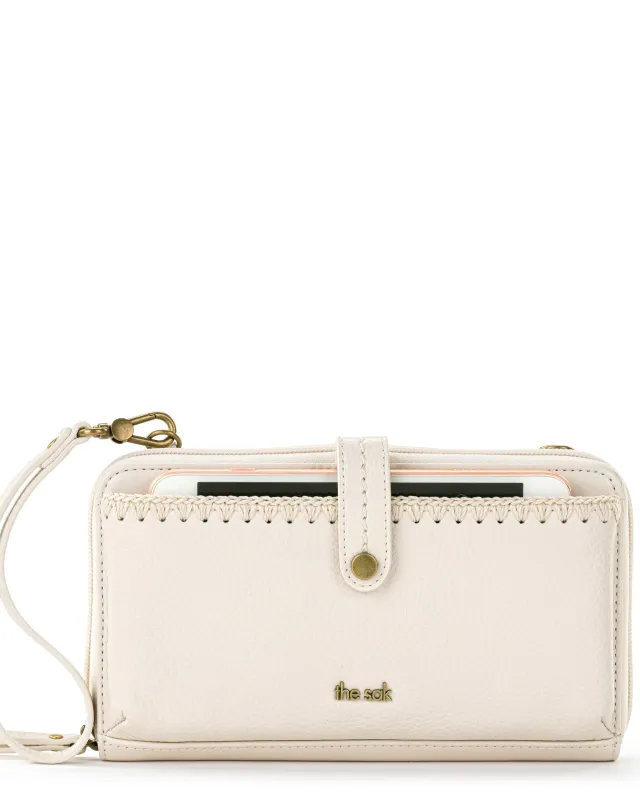 Iris Smartphone Wallet - Leather - Stone sold by Boston Proper