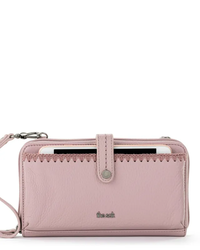 Iris Smartphone Wallet - Leather - Rosewood sold by Boston Proper