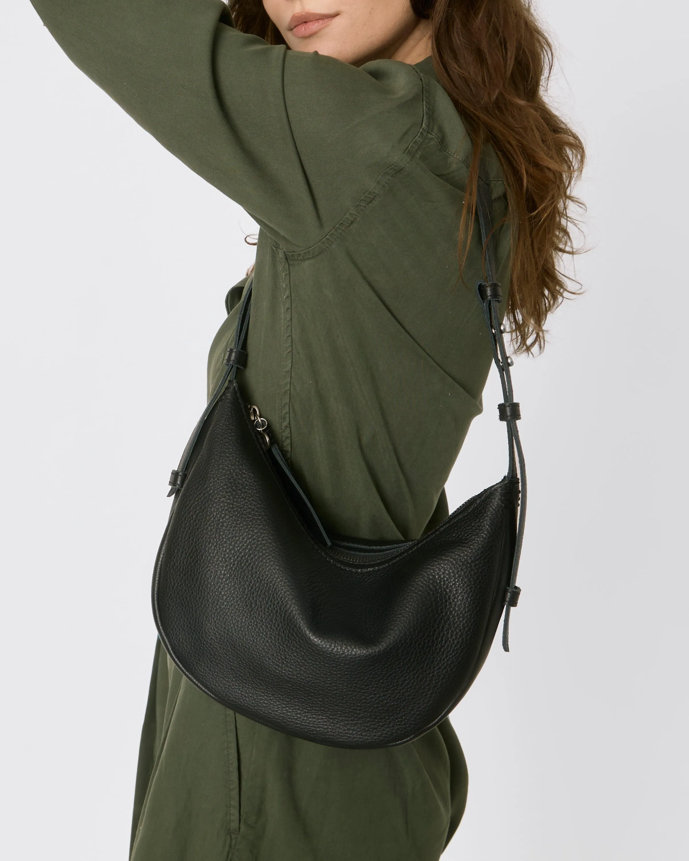 Tess Shoulder Bag - Leather - Indigo sold by Boston Proper product image thumbnail 5