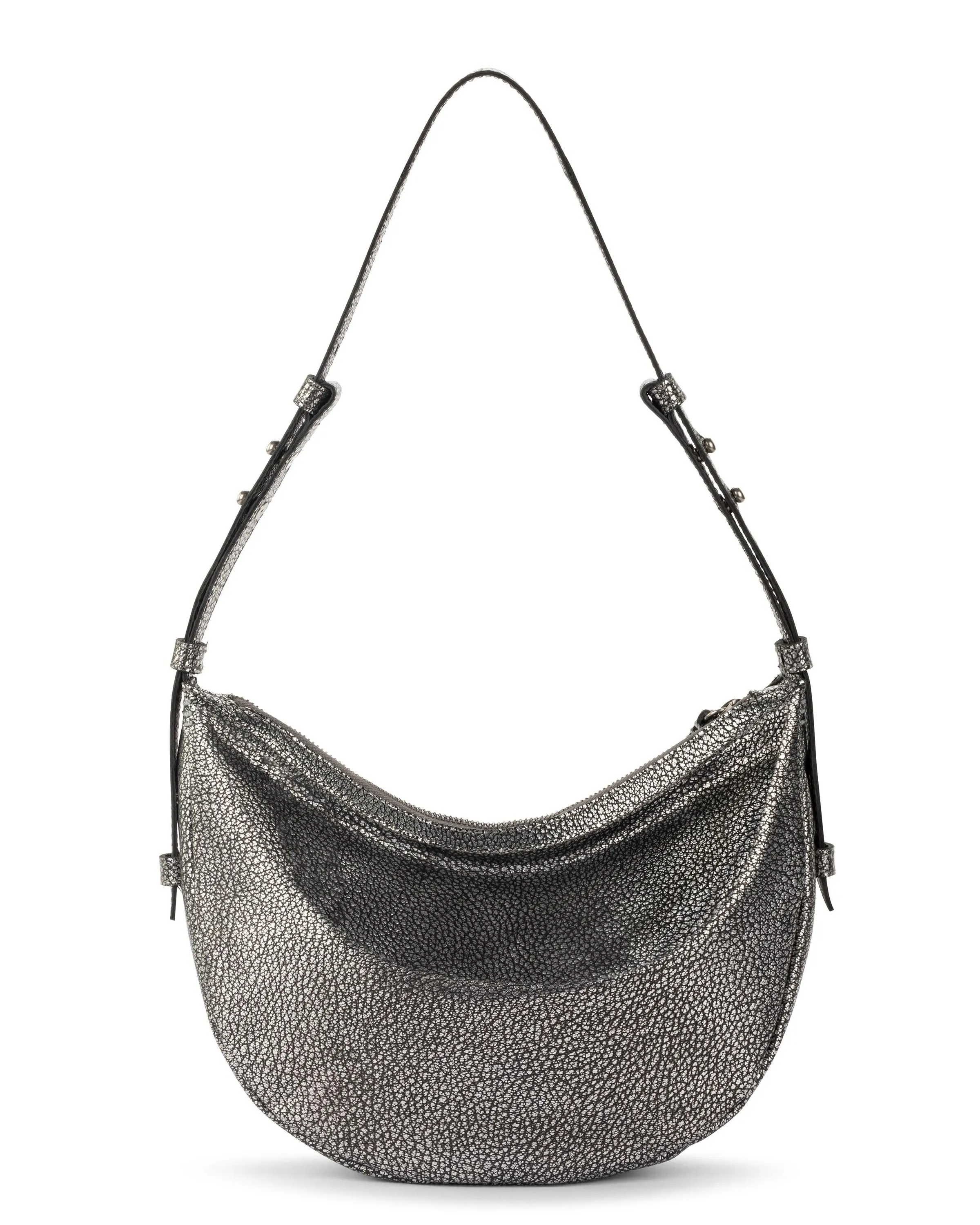 Tess Shoulder Bag - Leather - Dark Silver sold by Boston Proper product image thumbnail 5