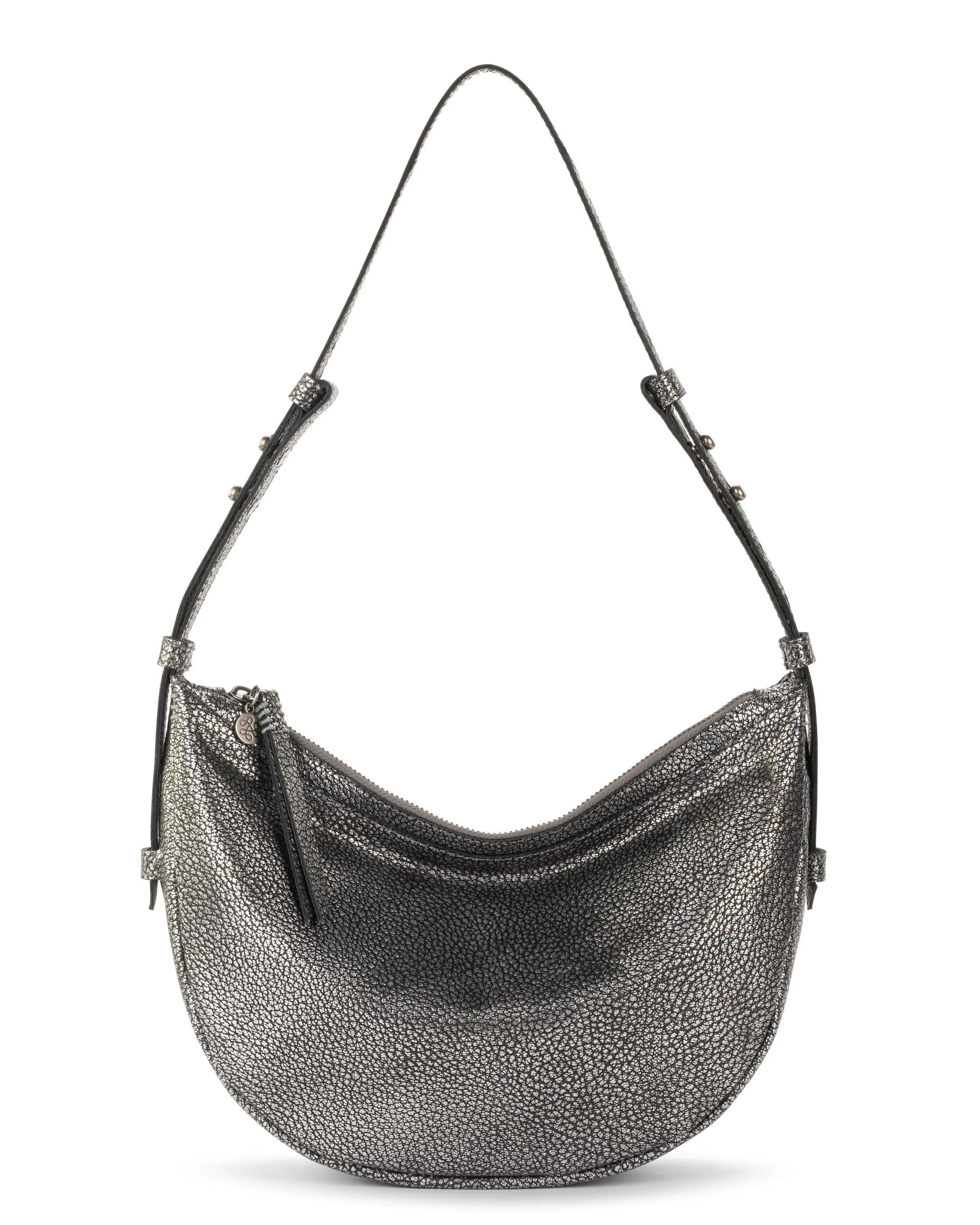 Tess Shoulder Bag - Leather - Dark Silver sold by Boston Proper