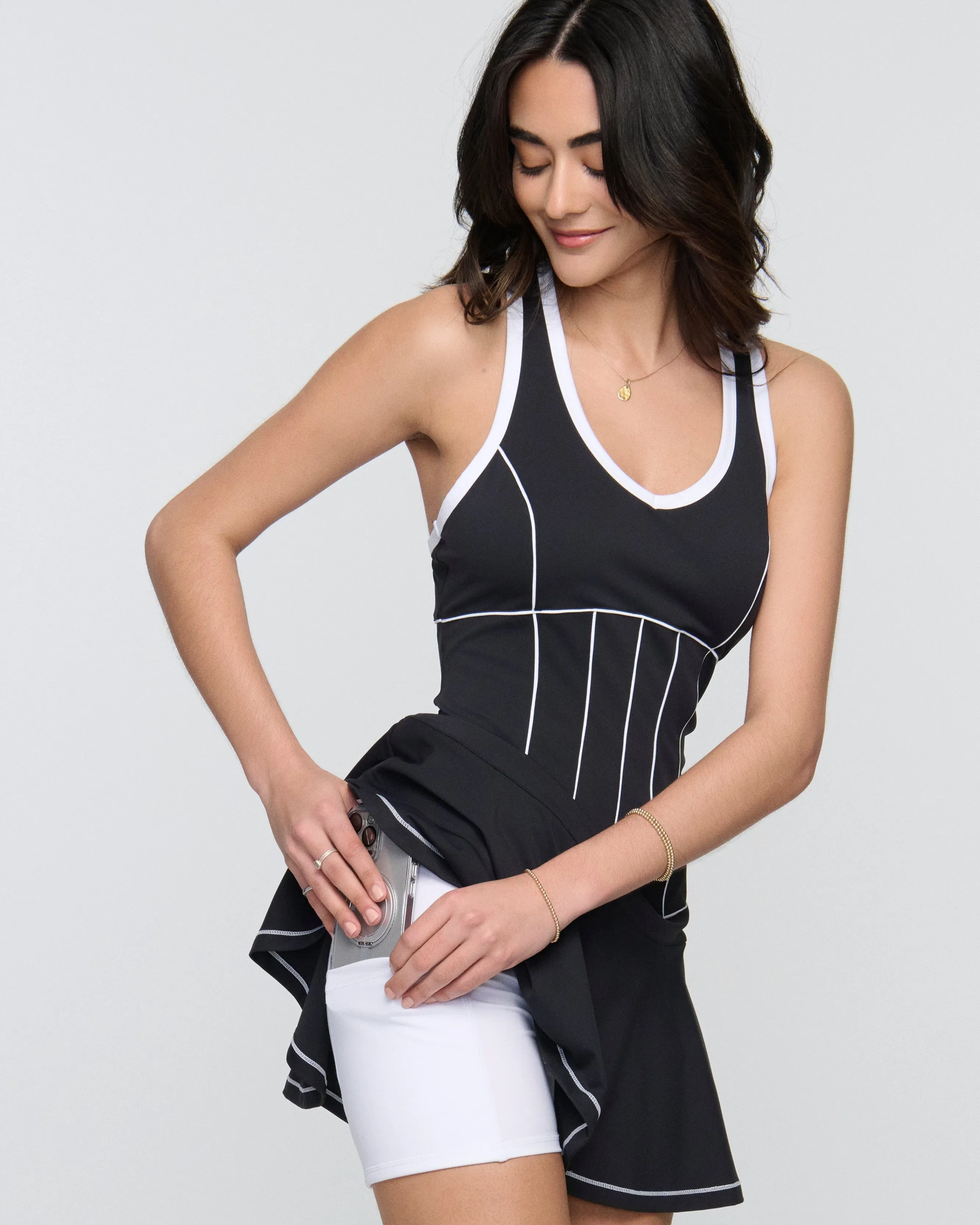 Jenny Courtside Corset Dress sold by Boston Proper product image thumbnail 3