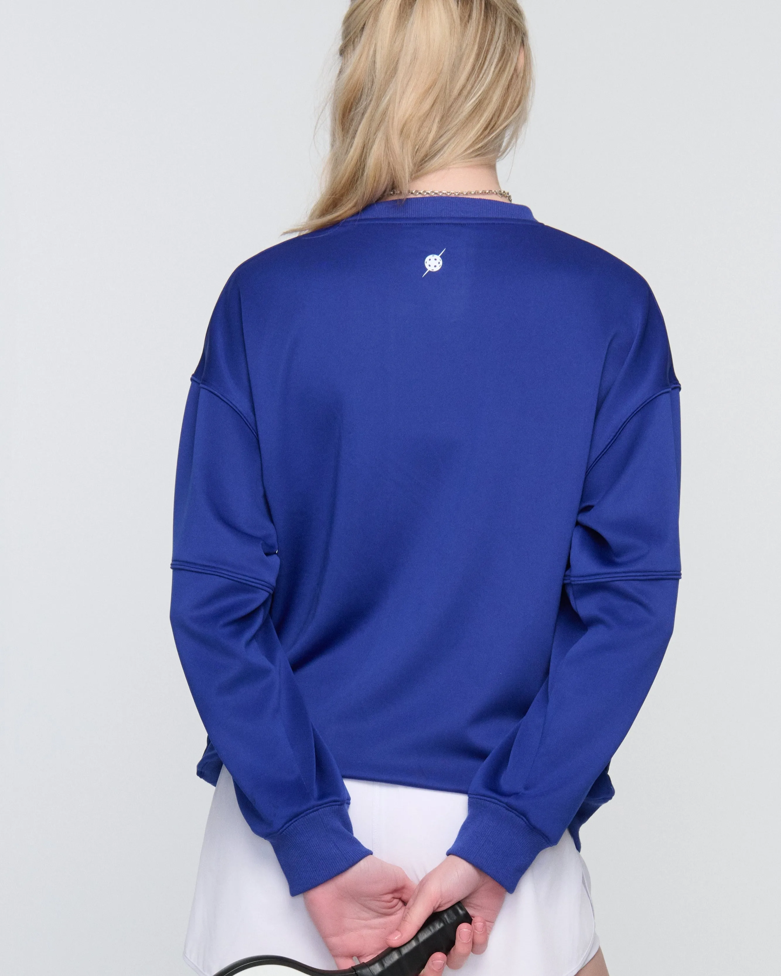 Rosa Pickleball Sweater – Long Sleeve Crewneck sold by Boston Proper product image thumbnail 2