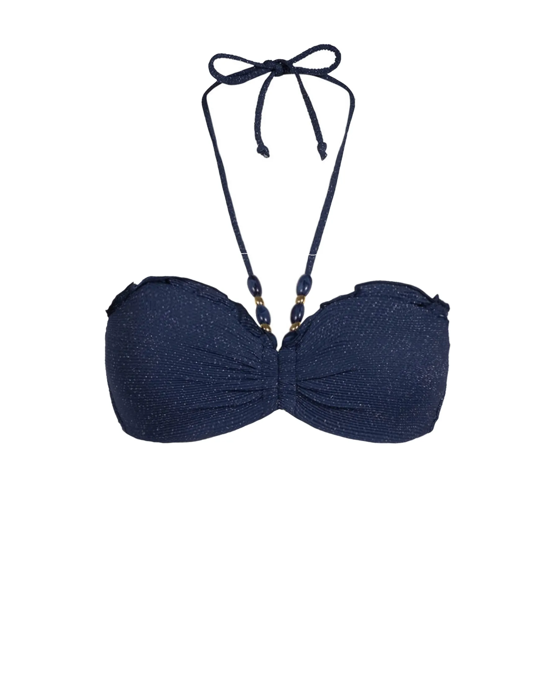 Alexis Top In Marine Blue Metallic sold by Boston Proper